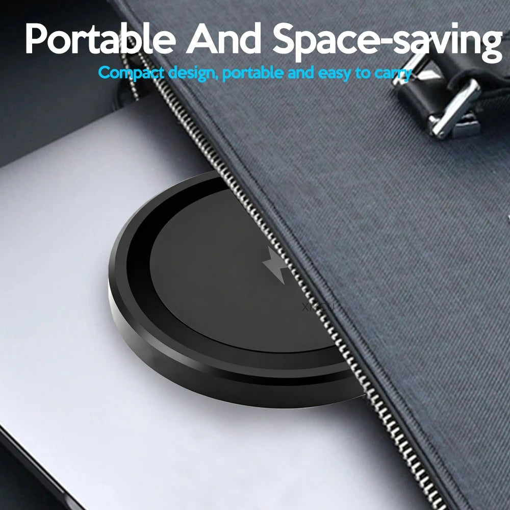 Magnetic Wireless Charger Desktop Pad for Magsafe Iphone 17 16 15 14 13 Pro Max Samsung Type C Magnet Fast Charging Phone Stand